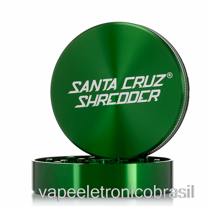 Vape Vaporesso Santa Cruz Triturador De 2,75 Polegadas Grande Moedor De 2 Peças Verde (70mm)